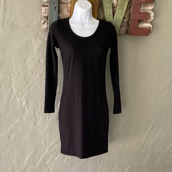 MONROW REVOLVE BLACK BODYCON MINI DRESS XS - Picture 4 of 5